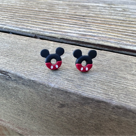 MICKEY ♡ Donut EARRINGS - Picture 3 of 4